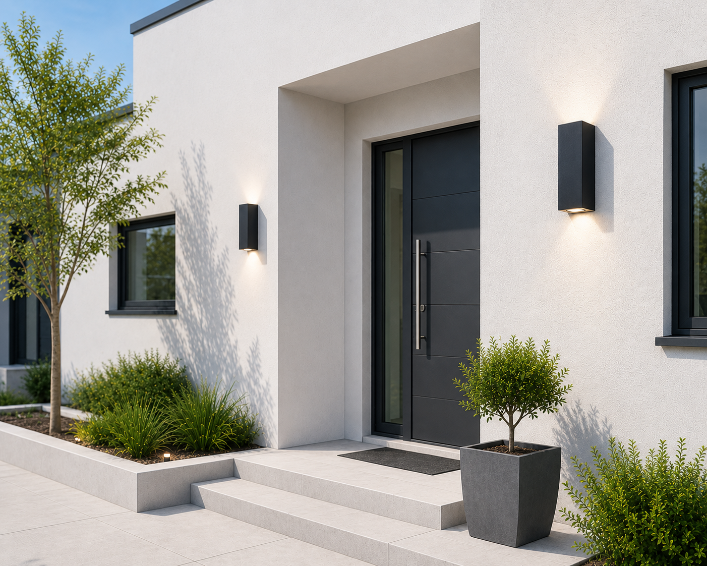 LED Außenwandleuchte – Moderne  Wandleuchte IP65