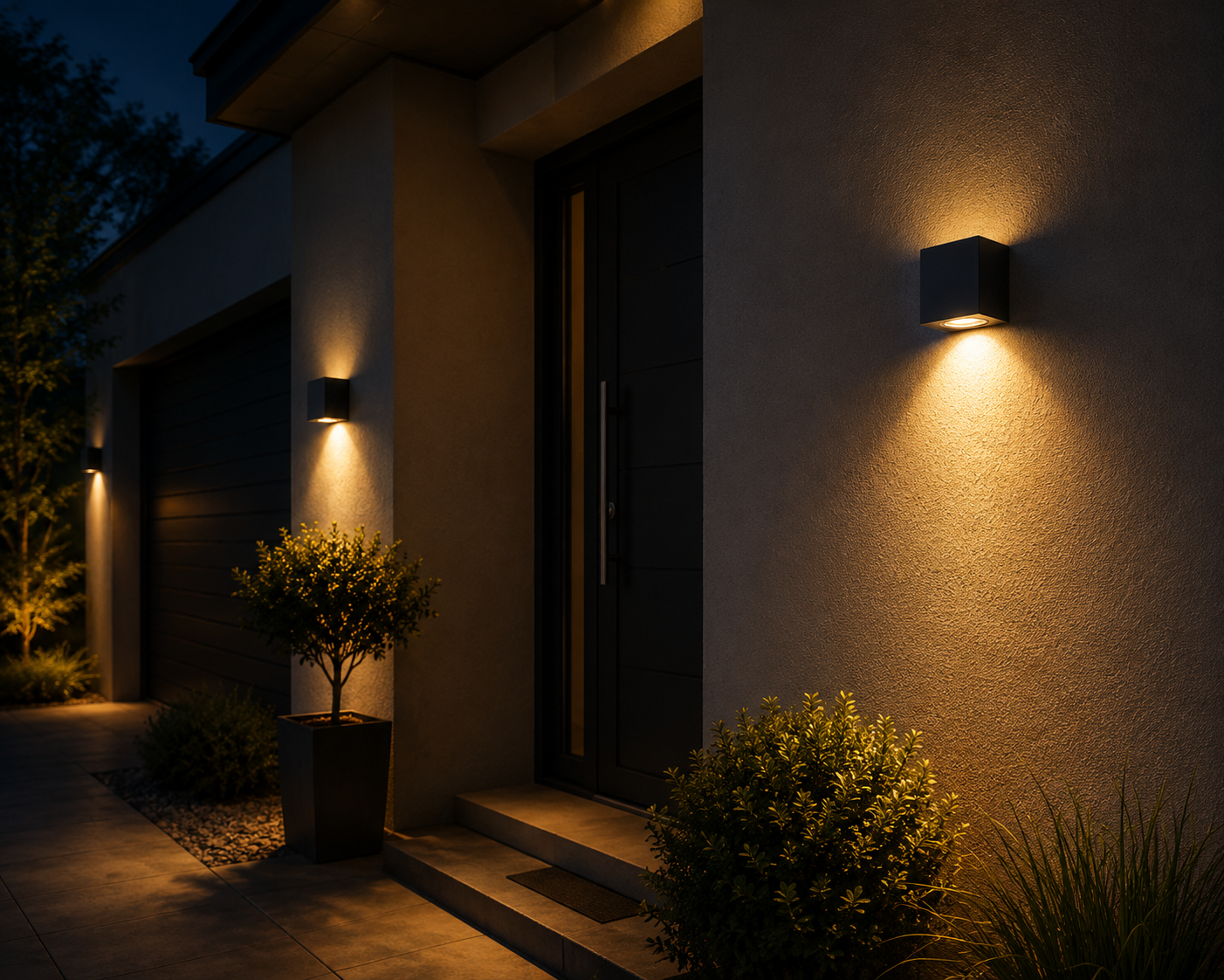 LED Außenwandleuchte – Moderne  Wandleuchte IP65