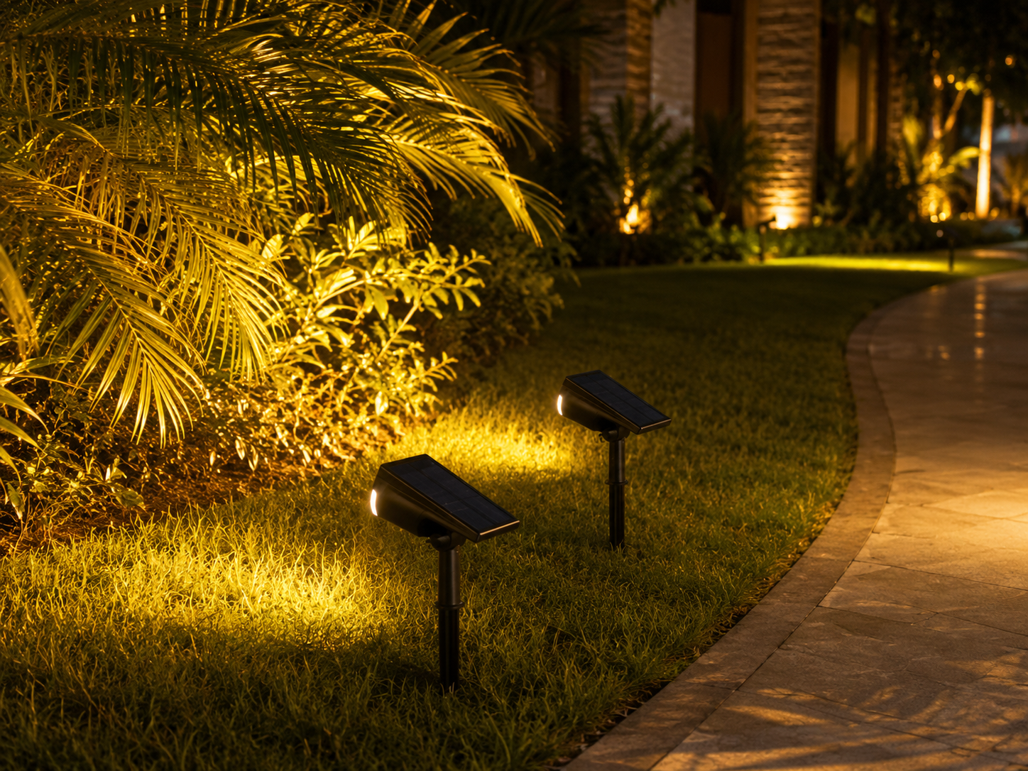 Solar LED Gartenspot – Wetterfeste Außenbeleuchtung für Garten & Terrasse