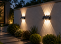 Moderne Solar-Wandleuchte – IP65 wasserdicht für Garten & Terrasse