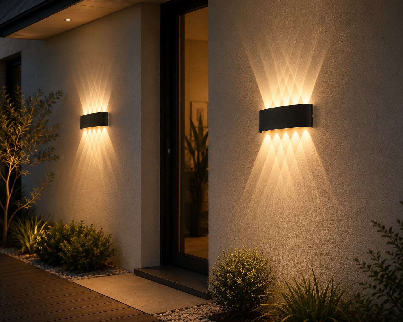 LED Außenwandleuchte – Wetterfest & Modern für Balkon, Terrasse und Haus