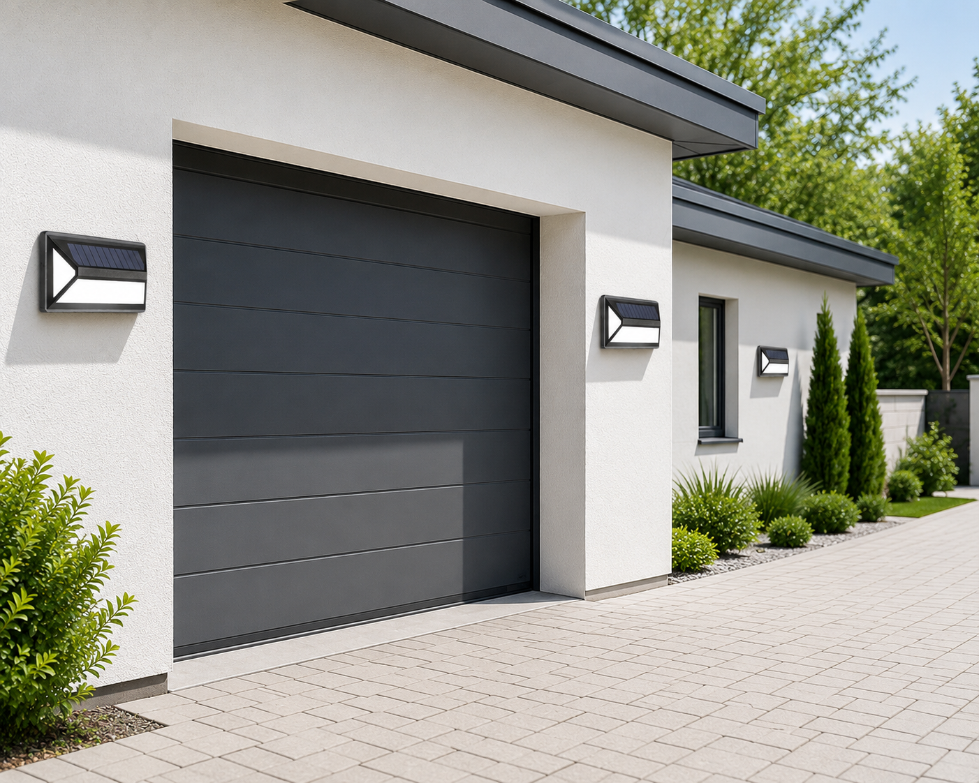 Solar-Wandleuchte mit Bewegungsmelder – Wasserdicht IP65 | PureHome