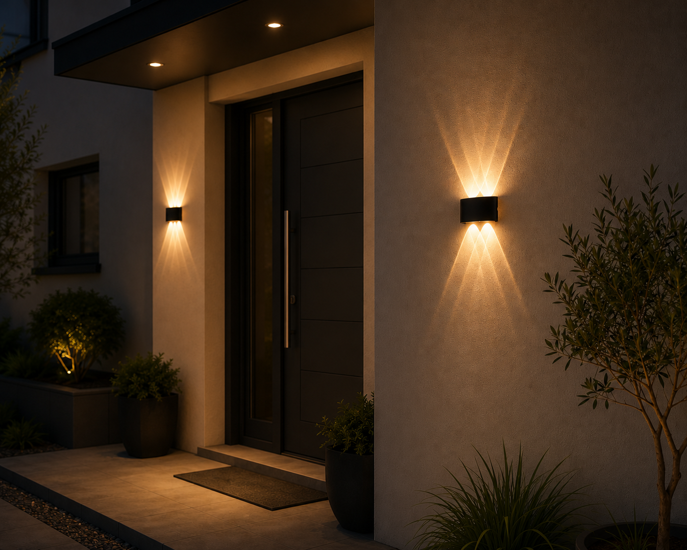 LED Außenwandleuchte – Wetterfest & Modern für Balkon, Terrasse und Haus